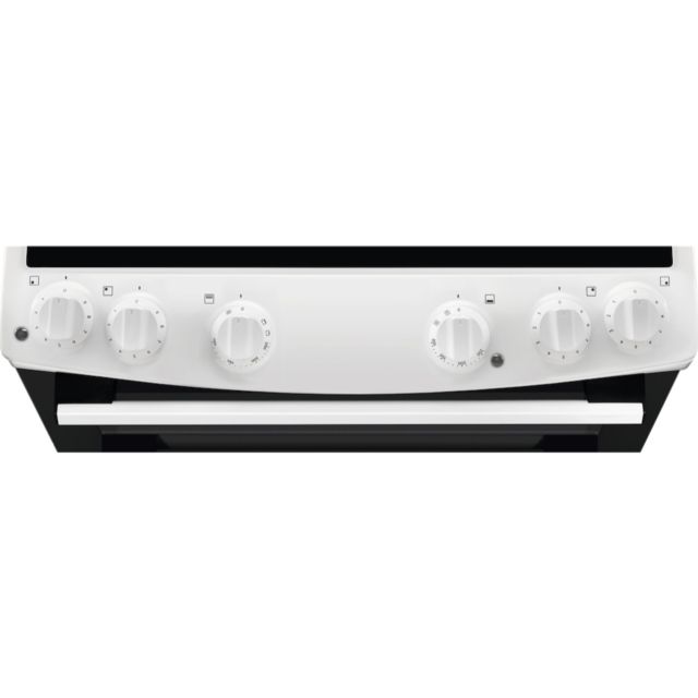 AEG CCX6501ACW Ceramic Electric Cooker with Double Oven