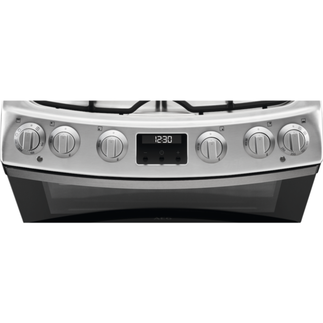 AEG CKB6541ACM Dual Fuel Cooker with Double Oven - Stainless Steel