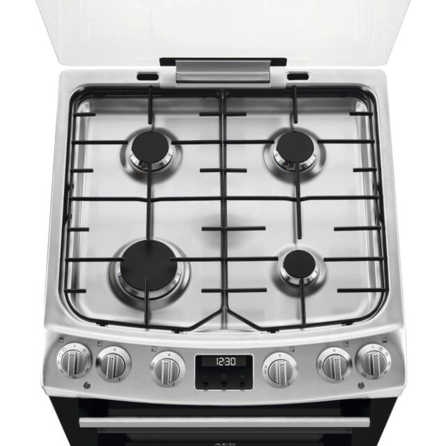 AEG CKX6540ACM 60cm Dual Fuel Double Cooker