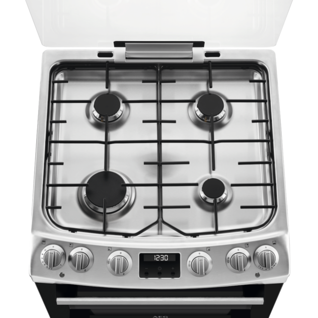 AEG CGX6130ACM Gas Cooker with Double Oven