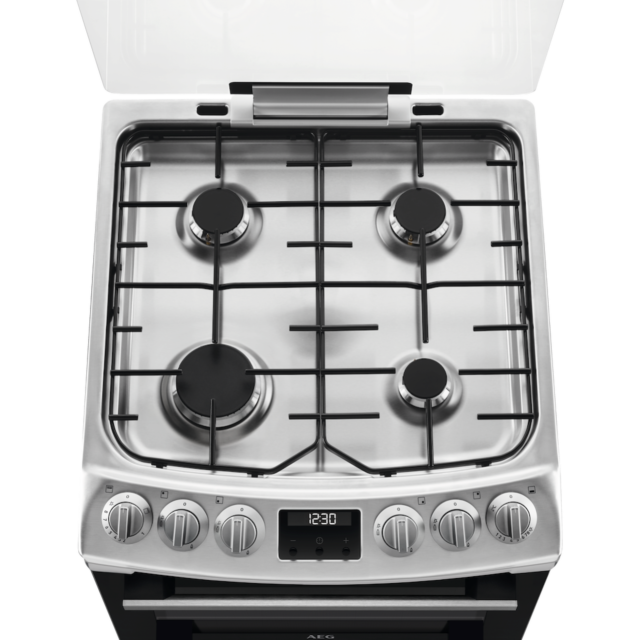 AEG CGX1130ACM Gas Cooker with Double Oven