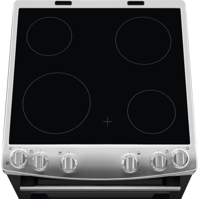 AEG CCX6501ACM Ceramic Electric Cooker with Double Oven