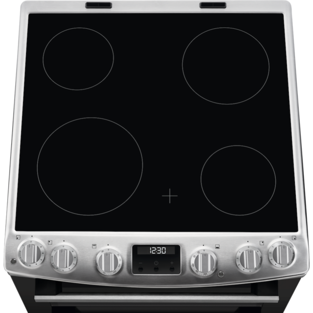 AEG CCX6540ACM Ceramic Electric Cooker with Double Oven