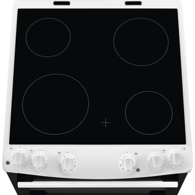 AEG CCX6501ACW Ceramic Electric Cooker with Double Oven