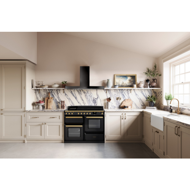 Rangemaster ESDLB110EIPPCR/AB1 Estel Deluxe 110 Induction Range Cooker - Pale Cream - A Rated