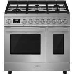 Smeg CPF92GMX Dual Fuel Range Cooker, Stainless Steel