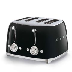 Smeg TSF03BLUK Toaster, Black