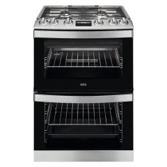 AEG CGB6131ACM Gas Cooker with Double Oven