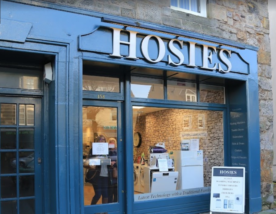 Hosies Shop Front in St Andrews.